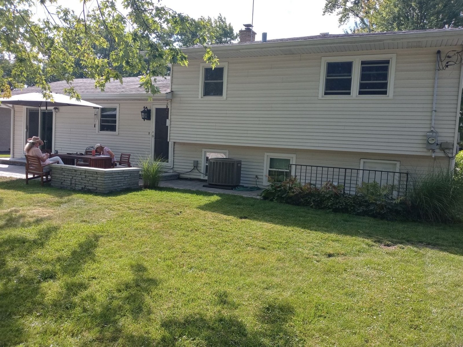 Before view of back of house