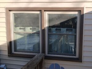 After view of window replacement