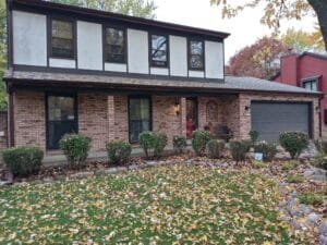 Before view of front of home